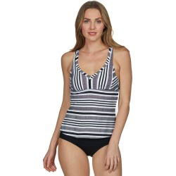 Next Pipeline Superwoman Tankini Top B/C Cup - Black 36B/C Polyester/Nylon - Swimoutlet.com