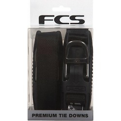 Fcs Premium Tie Downs Pair - Black One Size - Swimoutlet.com