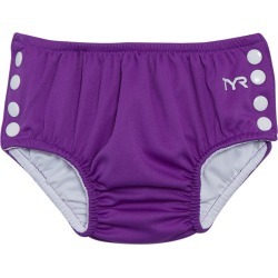 TYR Baby Snap Swim Diaper - Purple Small 0-12 Months - Swimoutlet.com