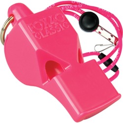 Fox 40 Classic Official Whistle With Breakaway Lanyard - Pink - Swimoutlet.com