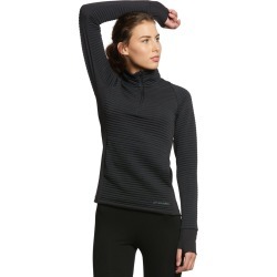 Brooks Women's Fly-By 1/2 Zip - Black X-Small Polyester/Spandex - Swimoutlet.com