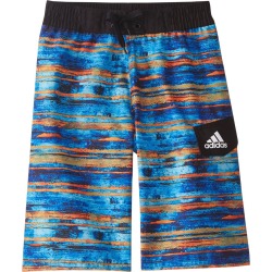 Adidas Boys' Water Stripe 19" Volley Swimsuit Big Kid - Orange Xl Polyester - Swimoutlet.com