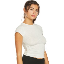 Billabong Women's Baby Me Shirt - Cloud Large Cotton - Swimoutlet.com