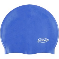 Finis Silicone Swim Cap - Blue - Swimoutlet.com