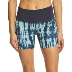 The North Face Women's Motivation High-Rise Short - Urban Navy Shibori Print X-Small Nylon/Elastane - Swimoutlet.com
