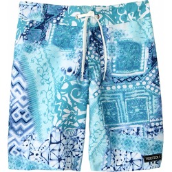 Tidepools Boys' Bali Beach Surf Trunks Toddler/Little/Big Kid - Sea Mist Xl 6X Polyester - Swimoutlet.com