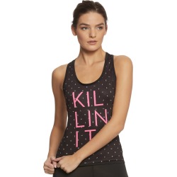 Shebeest Women's Indie Tank - Killin It/Black Xl Size Xl Polyester/Spandex - Swimoutlet.com
