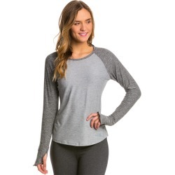 The North Face Women's Motivation L/S Shirt - Monument Grey Heather/Asphalt Heather Xl - Swimoutlet.com