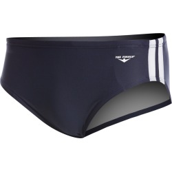 The Finals Reactor Splice Racer Brief Swimsuit - Navy/White 24 Lycra®/Nylon/Xtra/Life - Swimoutlet.com found on Bargain Bro from Swim Outlet for USD $13.10