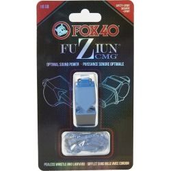Fox 40 Fuziun Cmg Lifeguard Whistle W/ Lanyard - Blue Plastic - Swimoutlet.com