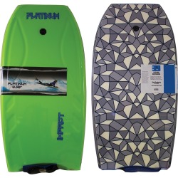 Sola 42.5" Impact Boogie Board With Coiled Wrist Leash - Green - Swimoutlet.com