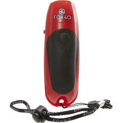 Fox 40 Electronic Whistle W/ Lanyard - Red Plastic - Swimoutlet.com