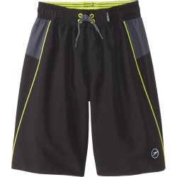 Speedo Boys' Sport Volley 18" Swimsuit Big Kid - Black Xxs Size X-Small Polyester - Swimoutlet.com