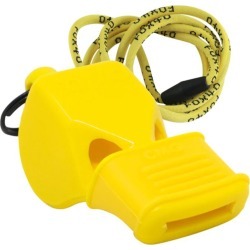 Fox 40 Fox40 Classic Cmg Safety Lifeguard Whistle Plus Lanyard - Yellow Plastic/Rubber - Swimoutlet.com