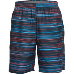 Reebok Horizon 20" Volley Shorts - Primal Red/Bue Large Polyester - Swimoutlet.com