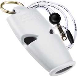Fox 40 Micro Whistle With Breakaway Lanyard - White - Swimoutlet.com
