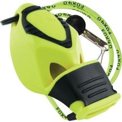 Fox 40 Epik Cmg Lifeguard Whistle W/ Lanyard - Neon Yellow - Swimoutlet.com