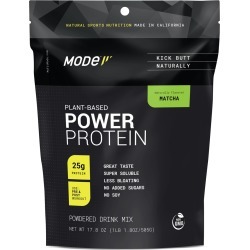 Mode Nutrition Plant-Based Power Protein Pouch 14 Servings - Matcha Green Tea - Swimoutlet.com
