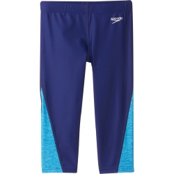 Speedo Girls' Splice Swim Leggings Big Kid - Blue Harmony Xs Size X-Small - Swimoutlet.com