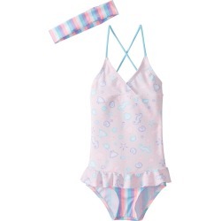 Platypus Australia Girls' Skirted Swimsuit Baby - Sherbet Shore 2 - Swimoutlet.com