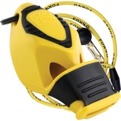 Fox 40 Epik Cmg Lifeguard Whistle W/ Lanyard - Yellow - Swimoutlet.com
