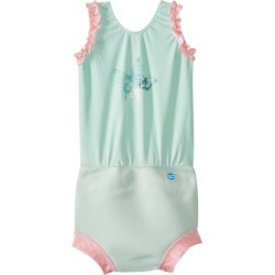 Splash About Happy Nappy One Piece Swimsuit W/Built-In Swim Diaper 3 Months-3T - Dragonfly Large 6-14 Months Neoprene/Nylon/Elastane