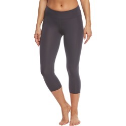 TYR Solid Kalani Capri Swim Tight - Grey X-Small Polyester/Spandex - Swimoutlet.com