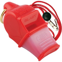 Fox 40 Fox40 Sonik Blast Cmg Whistle W/ Lanyard - Red - Swimoutlet.com