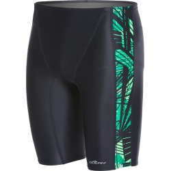 Dolfin Xtrasleek Eco Men's Torrent Spliced Jammer Swimsuit - Green 38 Nylon/Xtra/Life/Lycra® - Swimoutlet.com
