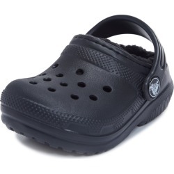 Crocs Kids' Classic Lined Clogs Toddler/Little/Big Kid - Black/Black 13 Kid - Swimoutlet.com