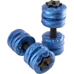 Aquabells Mini Dumbbells - Blue Pvc - Swimoutlet.com