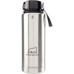 Polar Bottle Thermaluxe Insulated Stainless Steel Bottle - Stainless/Steel - Swimoutlet.com