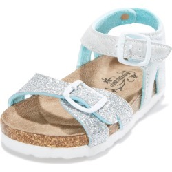Northside Girls' Maisie Sandals Toddler/Little/Big Kid - Turquoise/Silver 4 Big - Swimoutlet.com