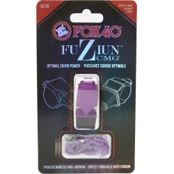 Fox 40 Fuziun Cmg Lifeguard Whistle W/ Lanyard - Purple Plastic - Swimoutlet.com