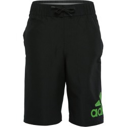 Adidas Boys' Logo Mania 16" Volley Short Big Kid - Black Xl Polyester - Swimoutlet.com
