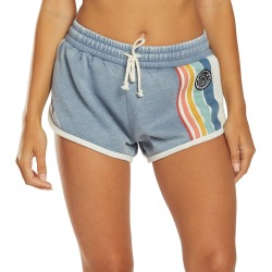 Rip Curl New Beat Short - Blue Small Cotton/Polyester - Swimoutlet.com