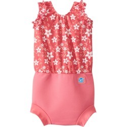 Splash About Happy Nappy One Piece Swimsuit W/Built-In Swim Diaper 3 Months-3T - Pink Blossom Xl 12-24 Months Neoprene/Nylon/Elastane