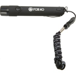 Fox 40 Mini Electronic Whistle W/ Lanyard - Black - Swimoutlet.com