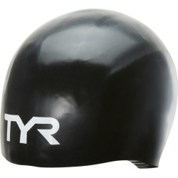 TYR Tracer X Dome Cap - Black Large Size Large Silicone - Swimoutlet.com