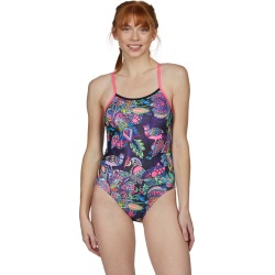 Amanzi Women's Senorita One Piece Swimsuit - 38 Multi Color Polyester - Swimoutlet.com