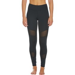 Dolfin Uglies Women's Revibe Solid 7/8" Mesh Swim Tight - Black Medium Size Medium Polyester/Spandex - Swimoutlet.com