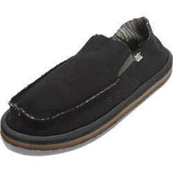 Sanuk Men's Vagabond Soft Top Hemp Slip On Shoes Shoes Shoe - Black 8 - Swimoutlet.com found on Bargain Bro from Swim Outlet for USD $38.76
