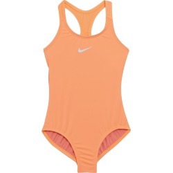 Nike Girls' Racerback One Piece Swimsuit Big Kid - Orange Pulse X-Small - Swimoutlet.com