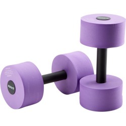 Sporti Aquatic Fitness Medium Dumbbells Water Weights - Purple Eva/Foam - Swimoutlet.com
