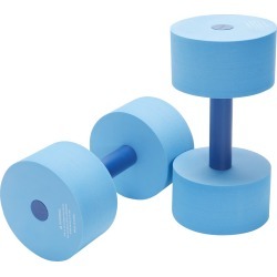 Sporti Aquatic Fitness Medium Dumbbells Water Weights - Blue Eva/Foam - Swimoutlet.com