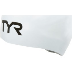 TYR Tracer X Dome Cap - White Large Size Large Silicone - Swimoutlet.com