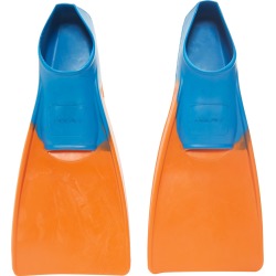 Dolfin Swim Fins - Orange 1/3 100% Rubber - Swimoutlet.com