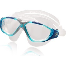 Aqua Sphere Vista Mask - Clear/Aqua Synthetic/Rubber - Swimoutlet.com