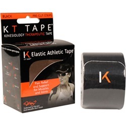 Kt Tape Kinesiology Athletic Tape - Black Cotton - Swimoutlet.com