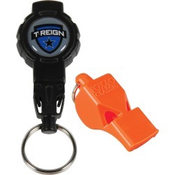Fox 40 Classic Lifeguard Whistle W/ Retractable Lanyard - Orange Plastic - Swimoutlet.com